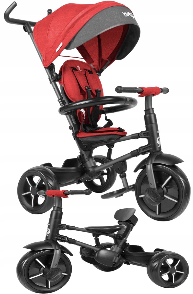 Qplay Driewieler Kinderwagen 6m+ Veilig & Comfortabel (5905908601234)