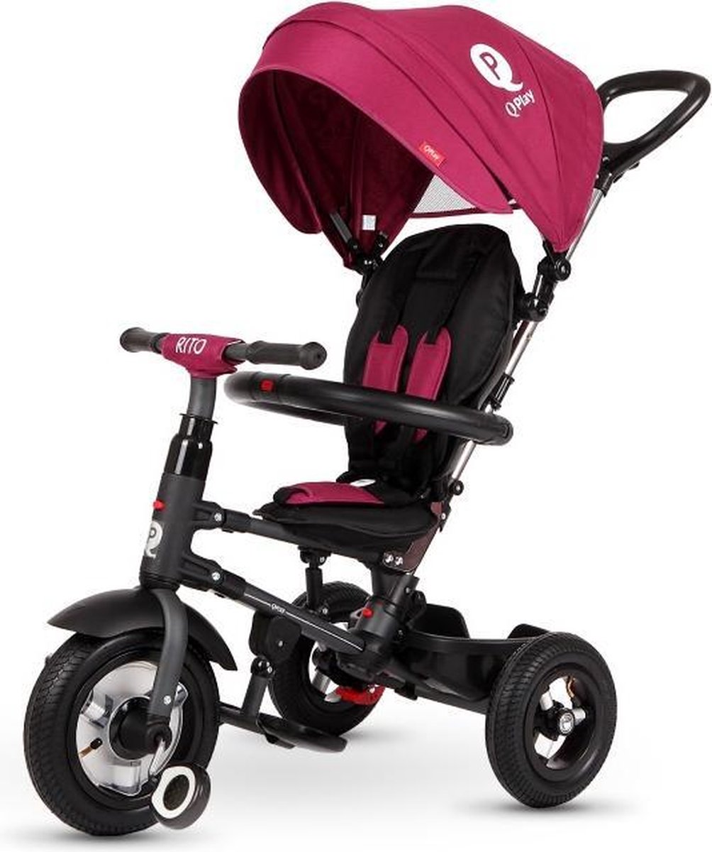 Qplay Driewieler Rito Air Junior 90 X 49 X 93 Cm Staal Paars (0686268624570)