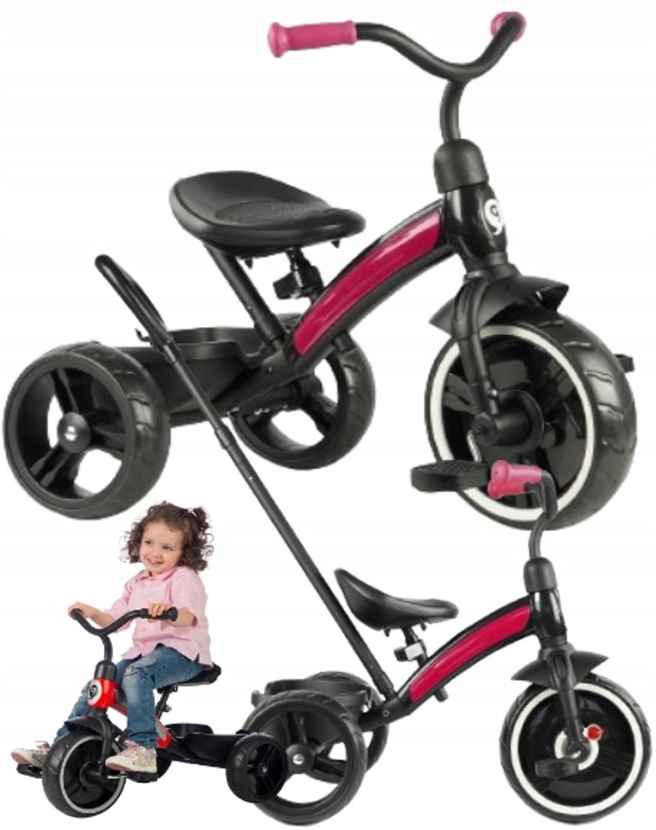 Qplay Elite Rose+ Driewieler - Fietsje voor Kinderen 2-4 Jaar (5905908622574)