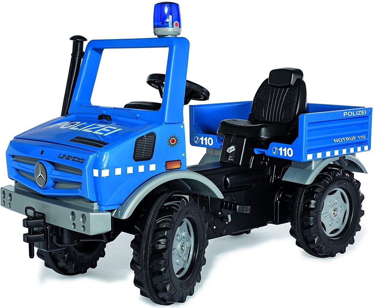 Rolly Toys Rollyunimog police junior blauw/zwart (4006485038251)