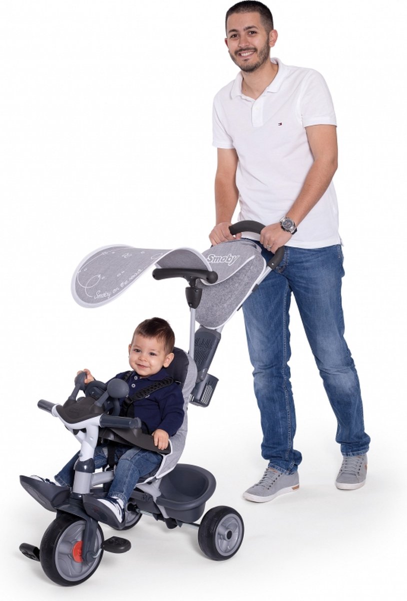 SMOBY Baby Driver driewieler Comfort plus Grijs (6094001342348)