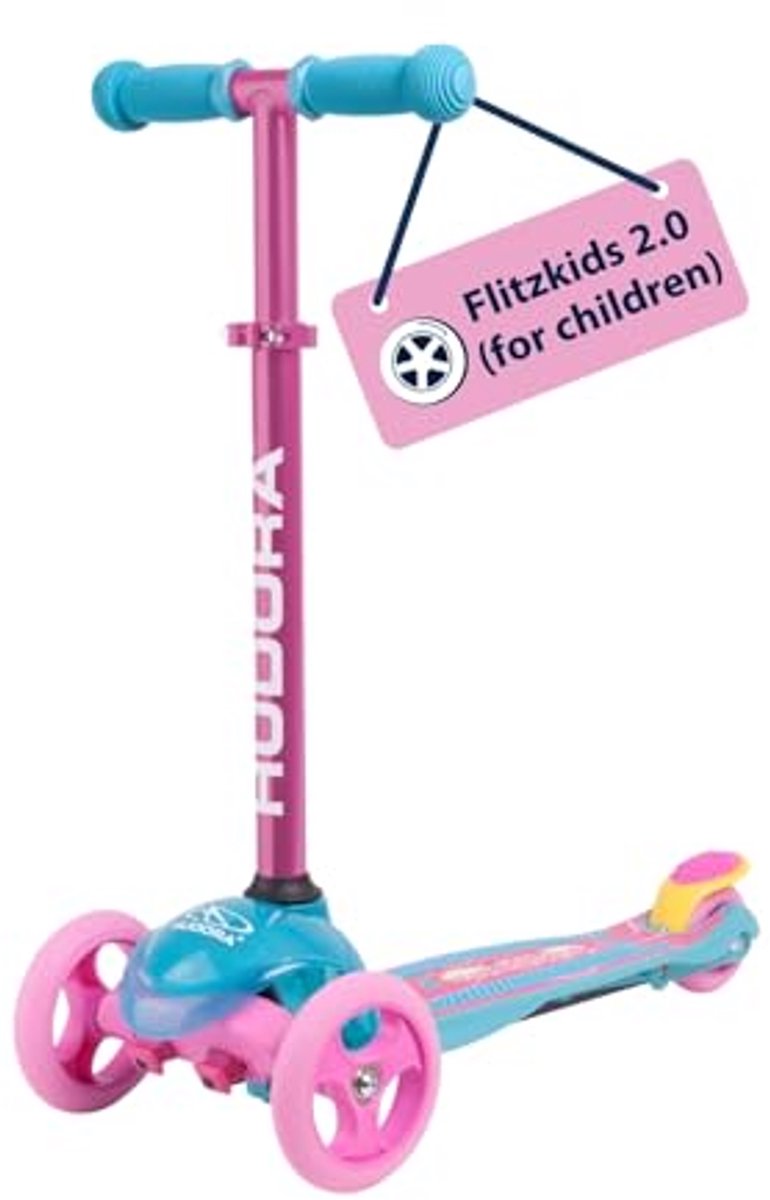 Scooter voor meisjes - Stabiele Leerroller met 3 Wielen (6153801760759)