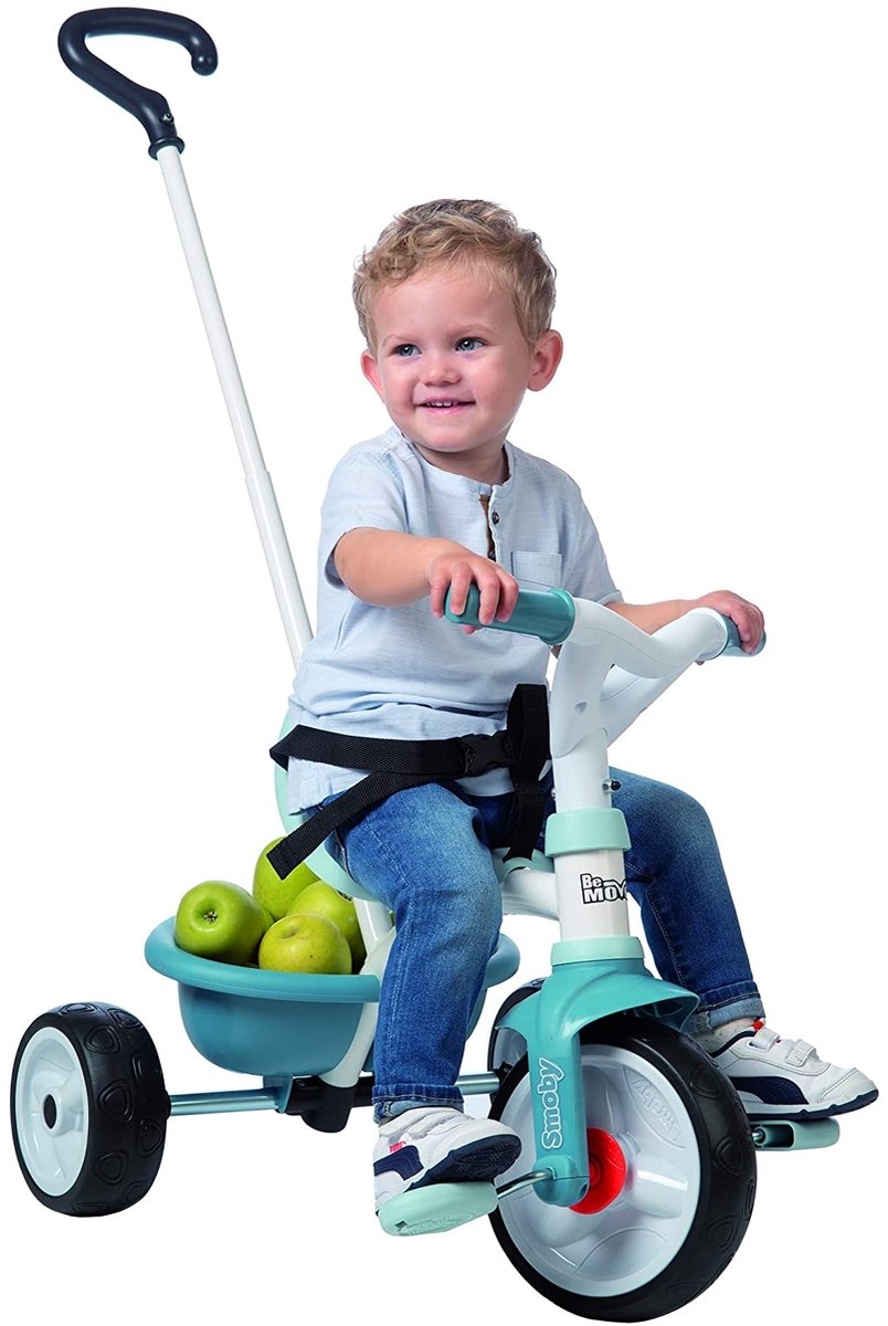 Smoby Be Move Blauw - Driewieler met duwstang (3032167403315)