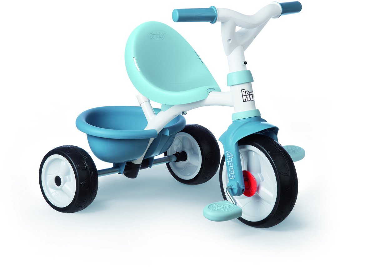 Smoby Be Move Comfort Blauw - Driewieler met duwstang (3032167404145)