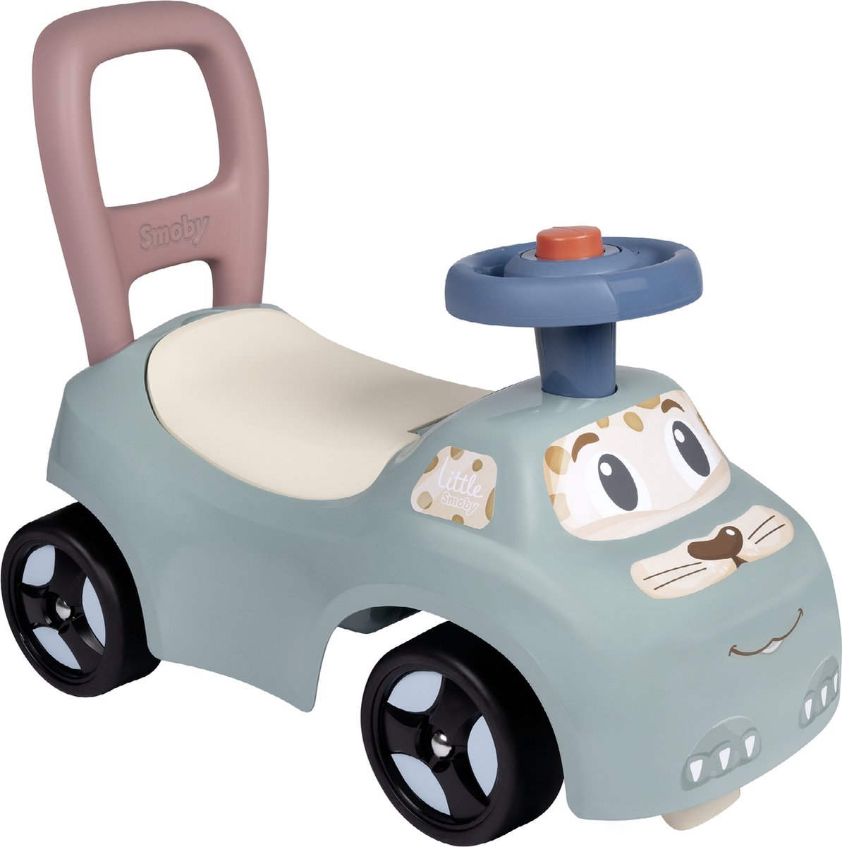 Smoby - Little Smoby auto Ride-On - Loopauto - Opbergruimte - Vanaf 10 maanden (3032161405032)