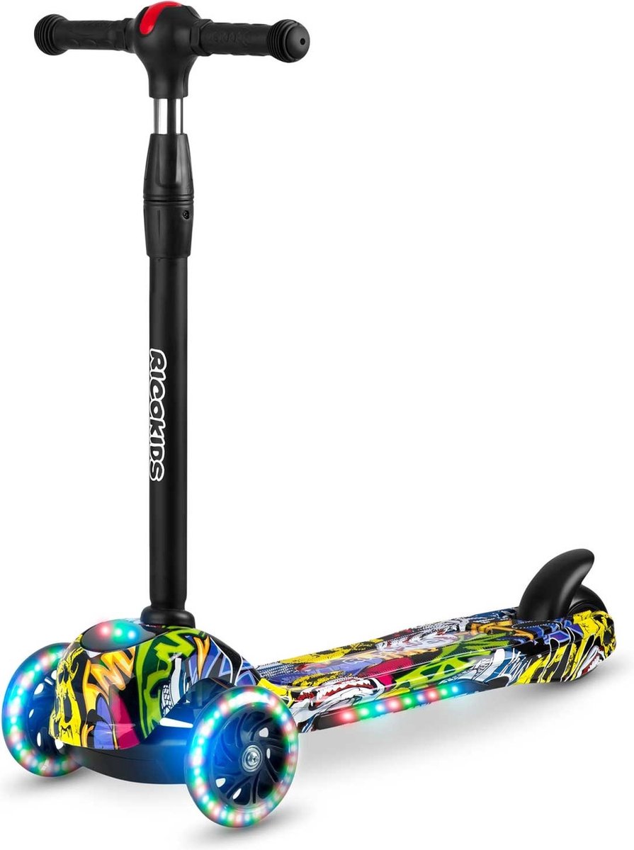 Step - 3 wielen - led wielen - graffiti (8720602816923)