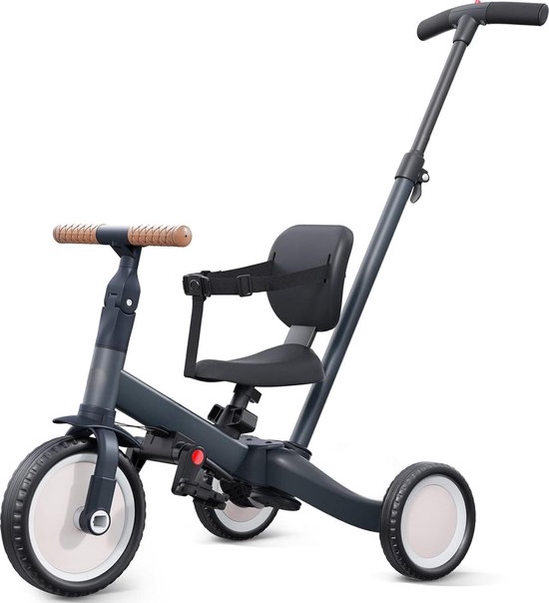 Tricycle - With push bar - Bicycle - For boys and girls - Adjustable for all ages - Must have for your children! (6279275319184)