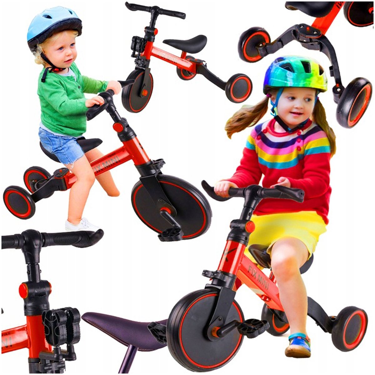 Trike Fix Mini 4-in-1 Loopfiets Driewieler - Verstelbaar (5906597295759)