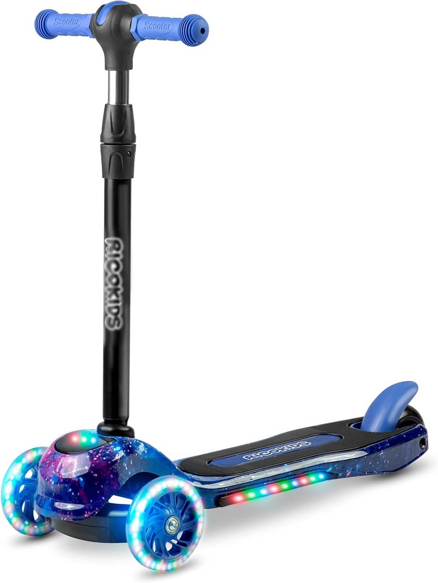 Trike Kinderscooter met LED Verlichting - Veilige Driewieler voor Kinderen (9101045577098)