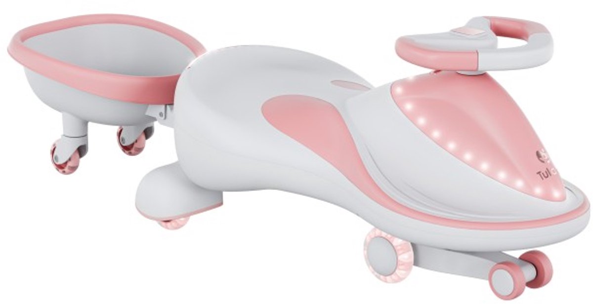 Tulano-Focus 55-Loopauto-Gravitatie/zwaartekrachtrijder-tot 100 kg-Roze (5903796019728)