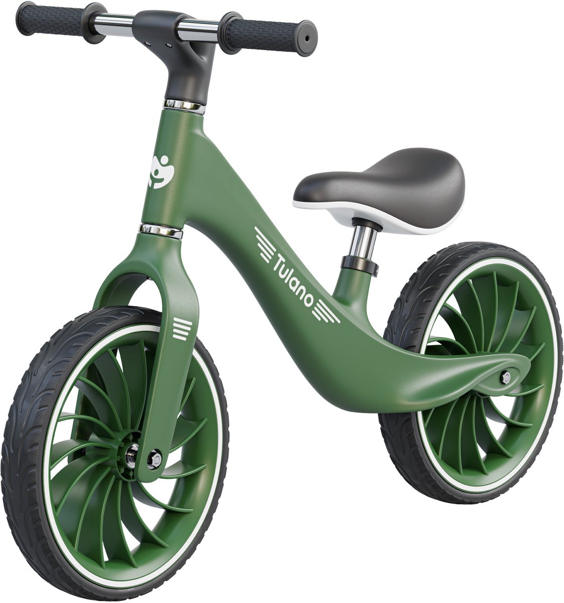 Tulano-Route 35-loopfiets-12 inch-vanaf 2 jaar-Groen (5900415030348)