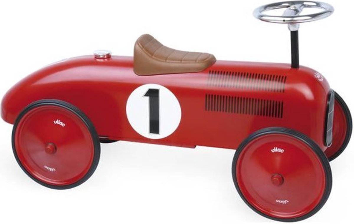 Vilac - Vilac Vintage Loopwagen Rood Metaal (3048700010490)