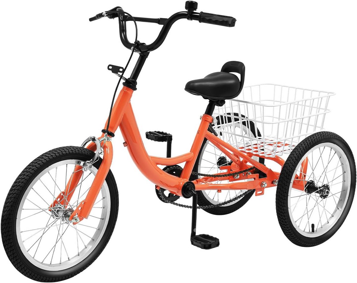 16 inch Loopfiets Driewieler voor Kinderen met Winkelmand (9101058613325)