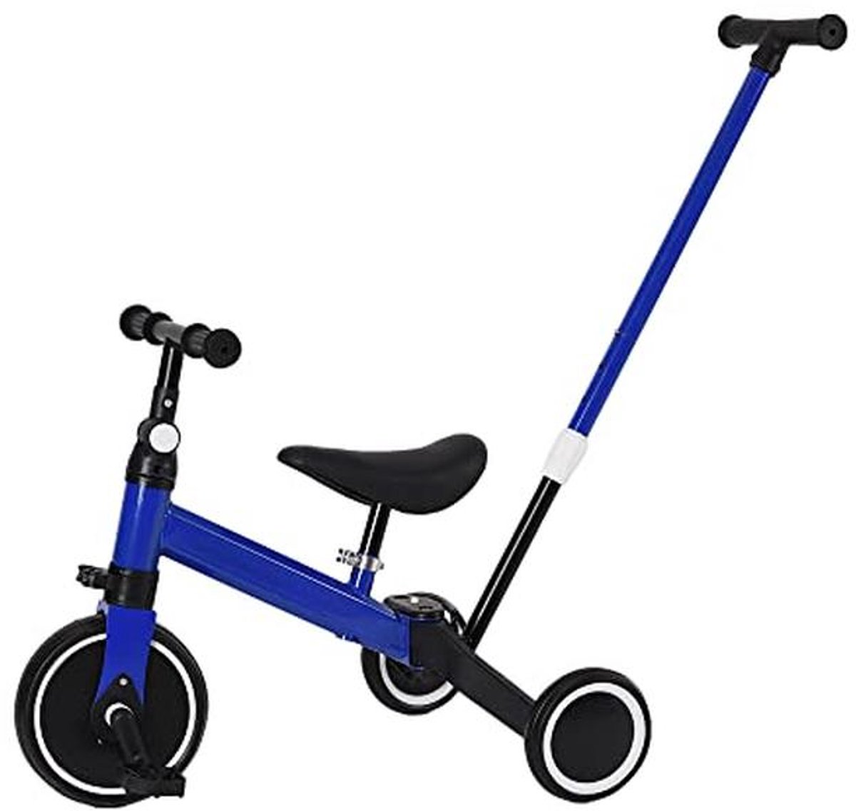 3-in-1 Loopfiets en Driewieler voor Kinderen van 1,5 tot 5 Jaar - Duurzaam en Comfortabel in Blauw (9101066980105)