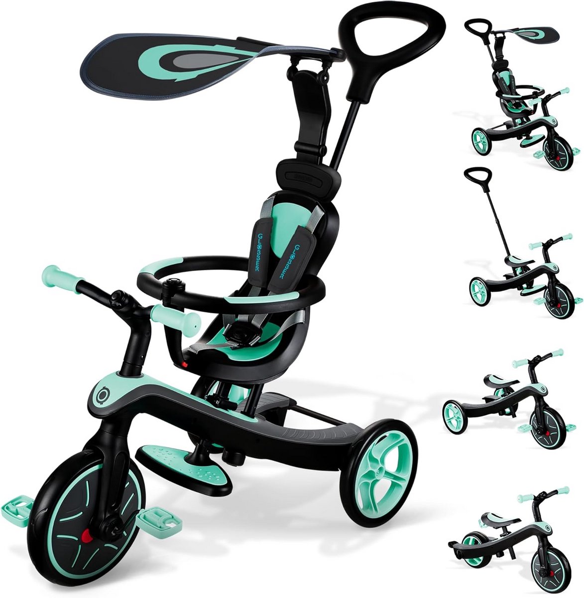 4-in-1 Driewieler en Loopfiets voor Peuters (10 maanden - 5 jaar) - Schaalbaar met Gereedschapsloos Ontwerp (9101057508271)