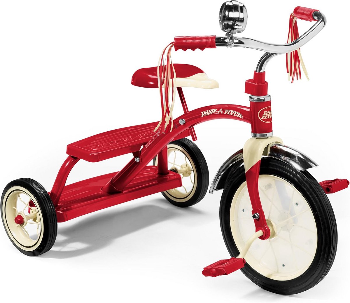 Classic Red Dual Deck Tricycle for Toddlers - Outdoor Fun for Ages 2-5 (9101069870007)