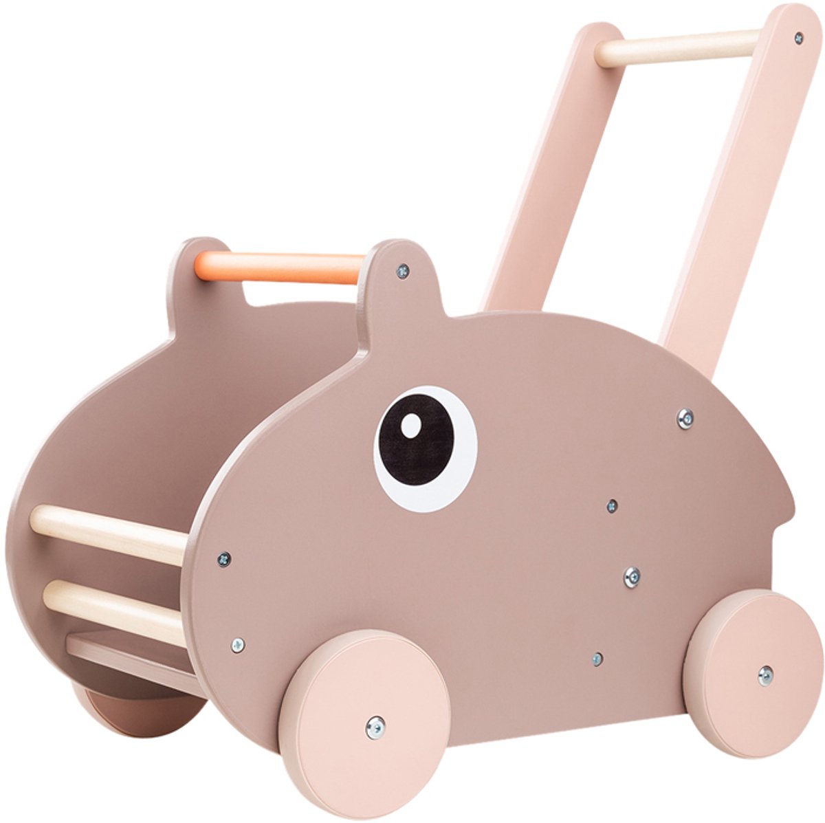 Done by Deer Ozzo Walker Loopwagen - Poederroze (5712643050827)