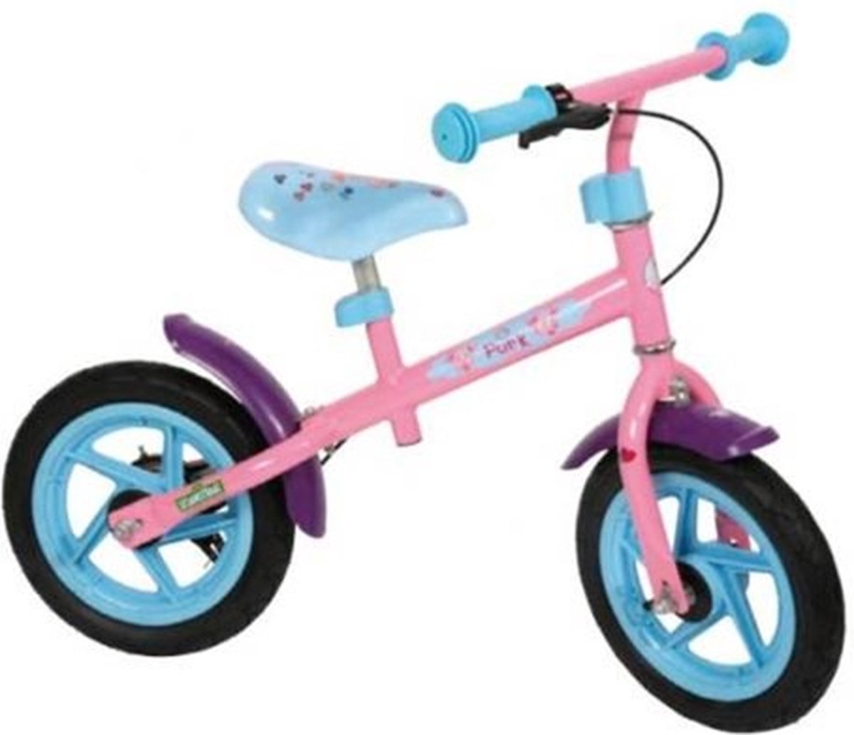 Loopfiets staal roze sesamstraat purk (8717825130707)