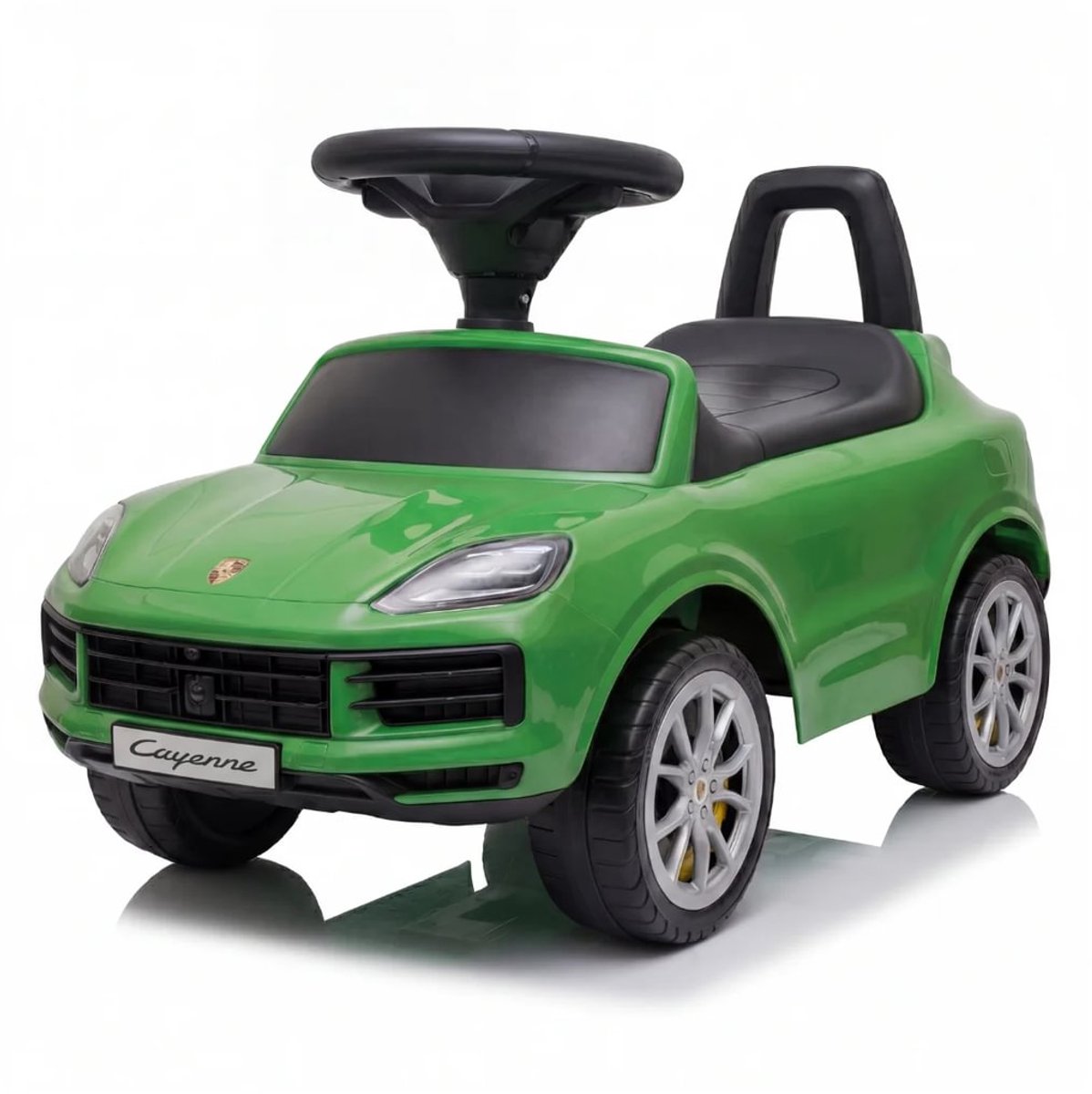 Porsche Cayenne - Loopauto voor Kinderen - 1 tot 3 jaar - met Toeter & Muziek - Groen (5401257006589)