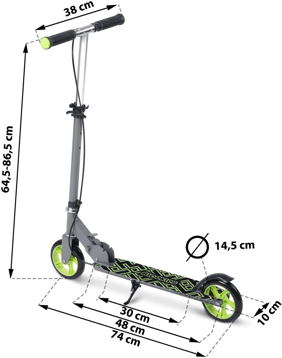 Ricokids Kodi Step in Grijs en Groen - Stabiele en Veilige (5903890619718)