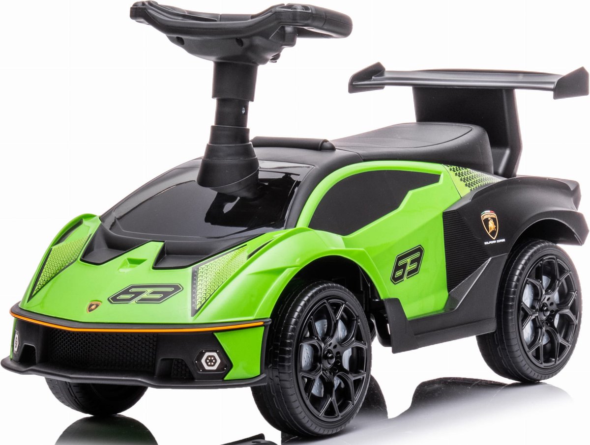 sun baby Loopauto vanaf 1 jaar, kinderauto Essenza SCV12, Aauto kinderen met Anti-kantelbeveiliging, Opbergvak onder de zitting (Groen) (5905525351123)