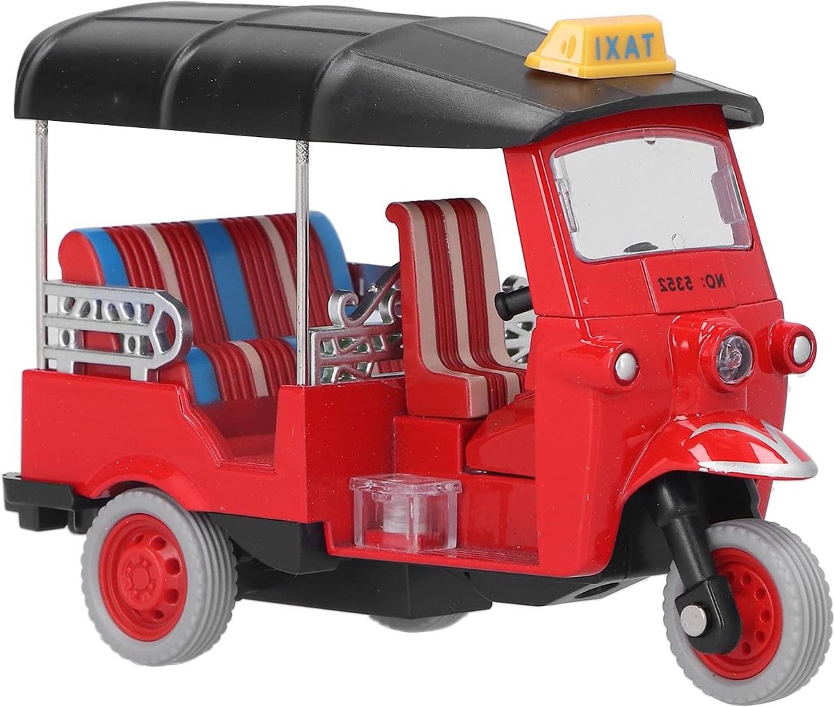 Allecto- Speelgoed Voertuig - Kinderspeelgoed - Driewieler - Rood - Simulatie - Legering - Thais - Trek - Automodel - Geschikt voor Kinderen. (8712220182658)