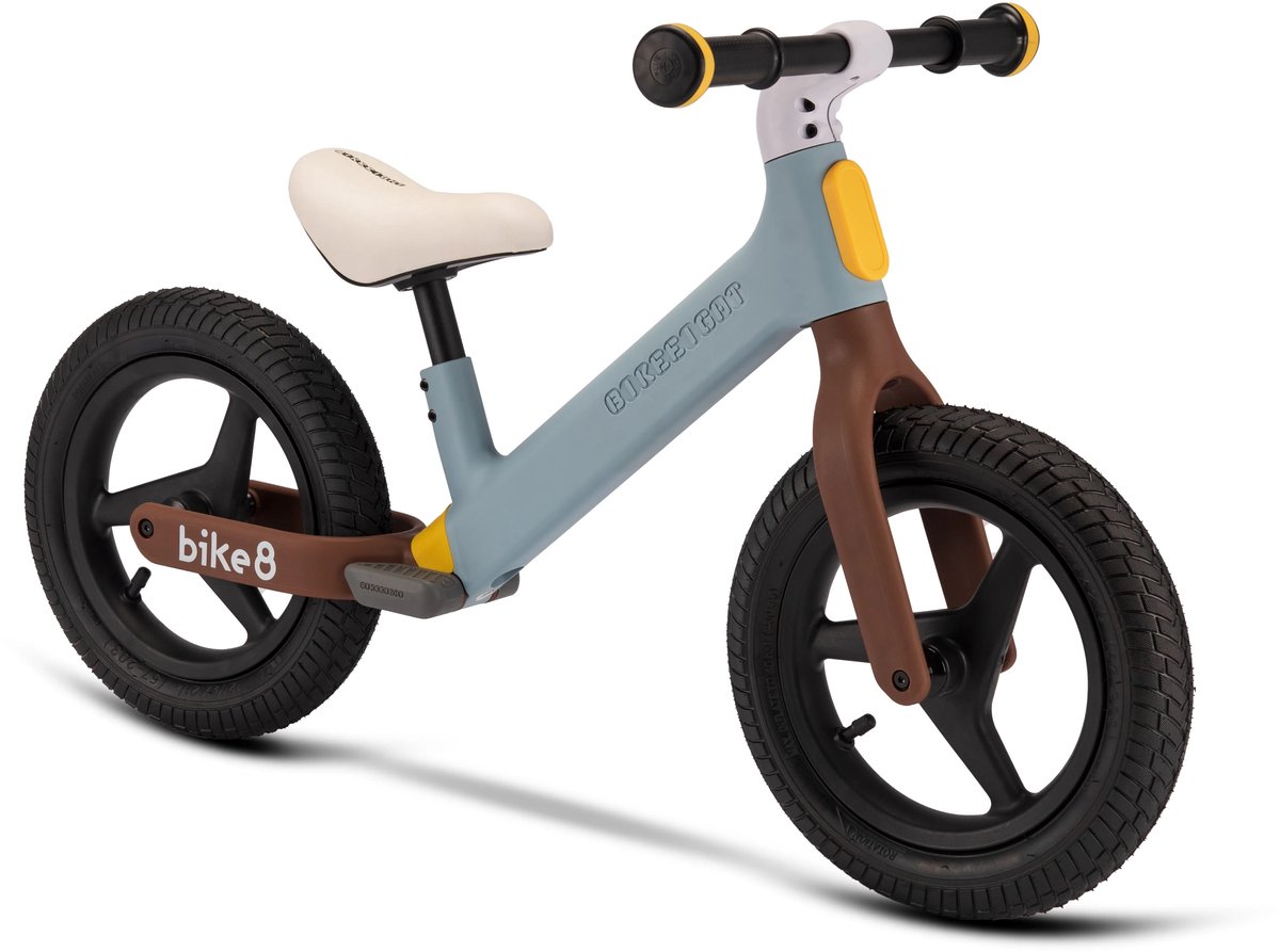 Bike8 SF1 Sport Loopfiets 2 - 5 Jaar Lichtgewicht Balance Bike - Schokabsorberend Frame & Anti-Slip Banden - Blauw (6975999470032)