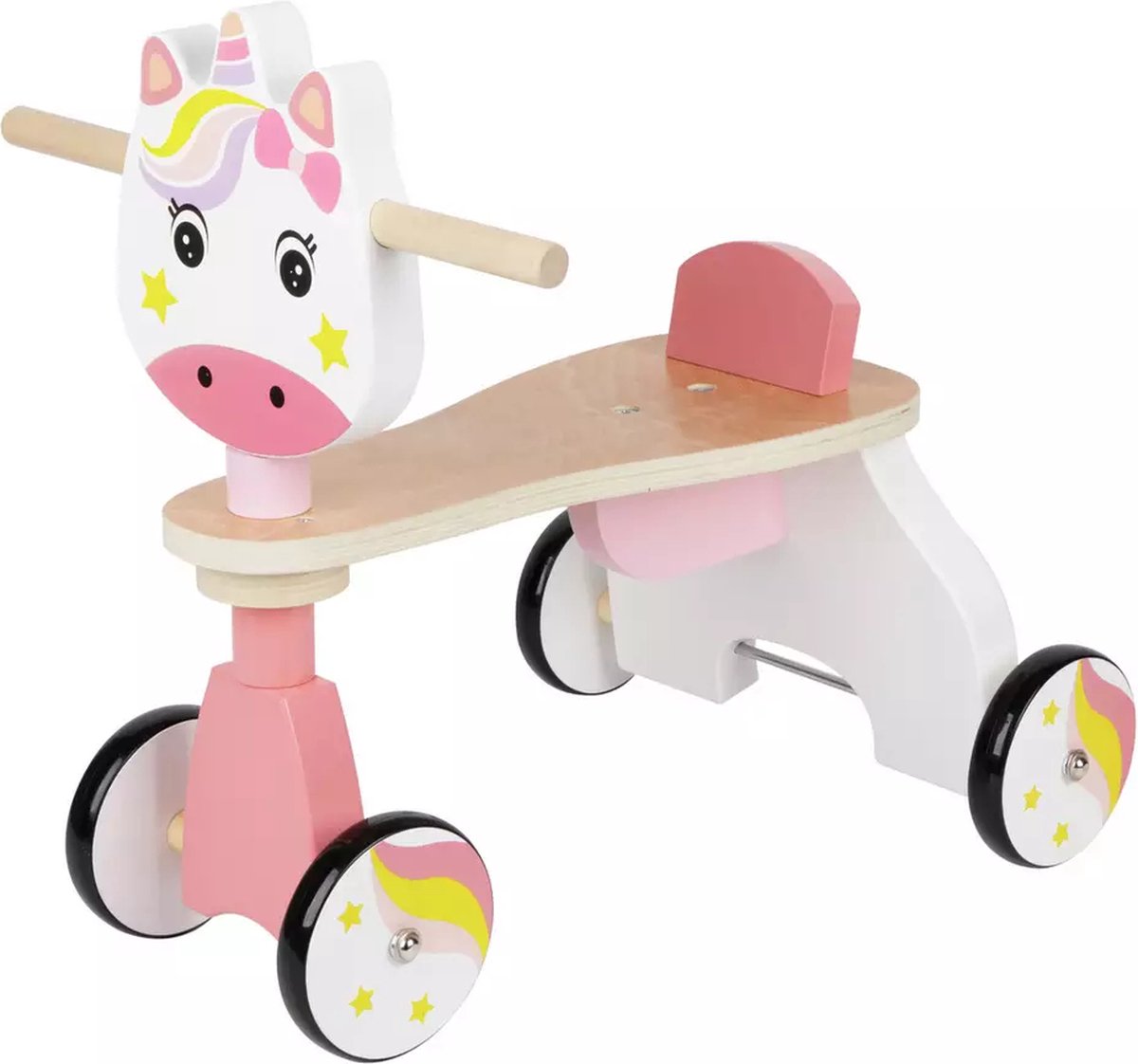 Chad Valley houten loopfiets Unicorn eenhoorn (7446031089042)