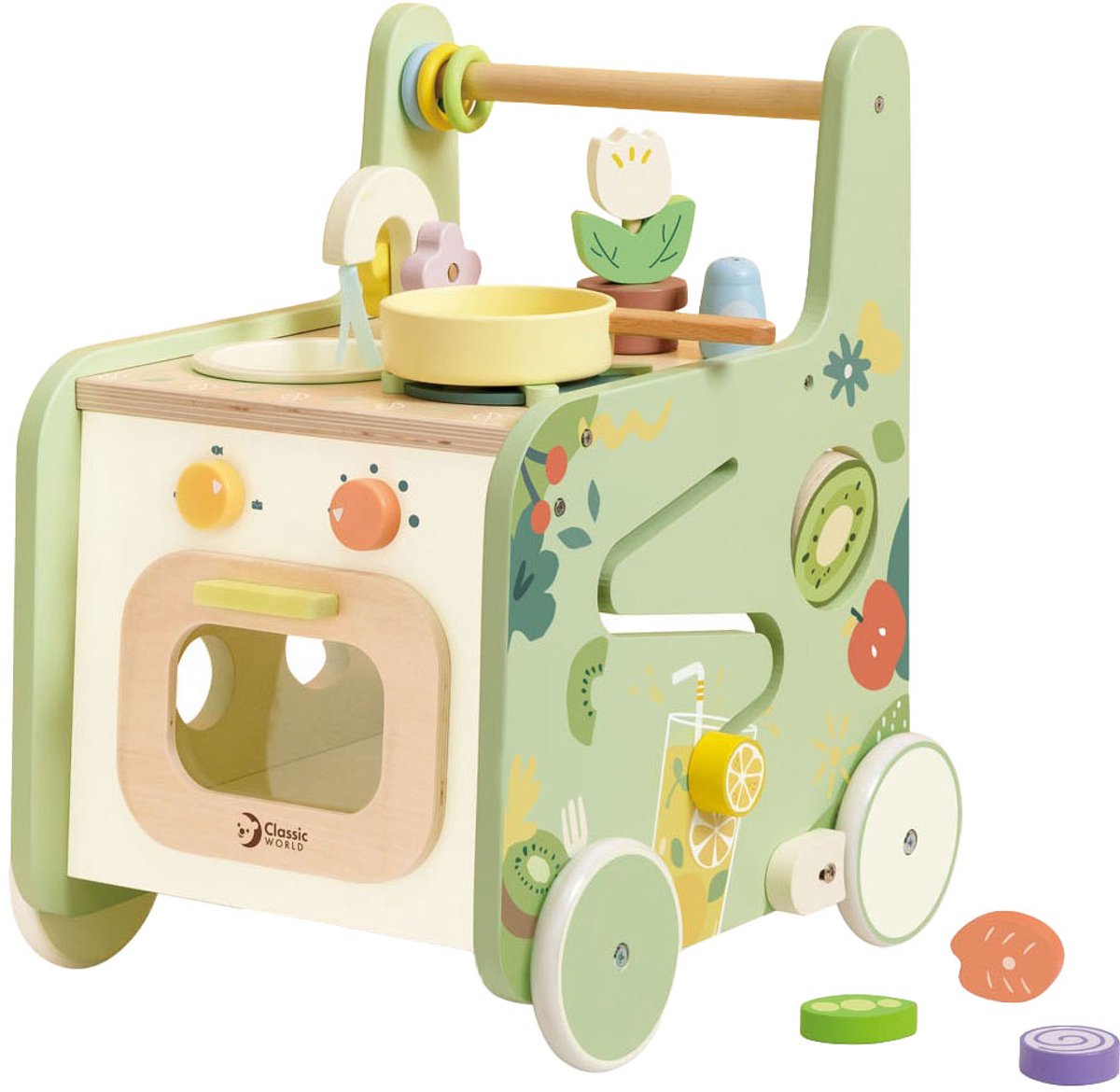 Classic World Houten Loopwagen Keuken, 15dlg. (6927049015212)