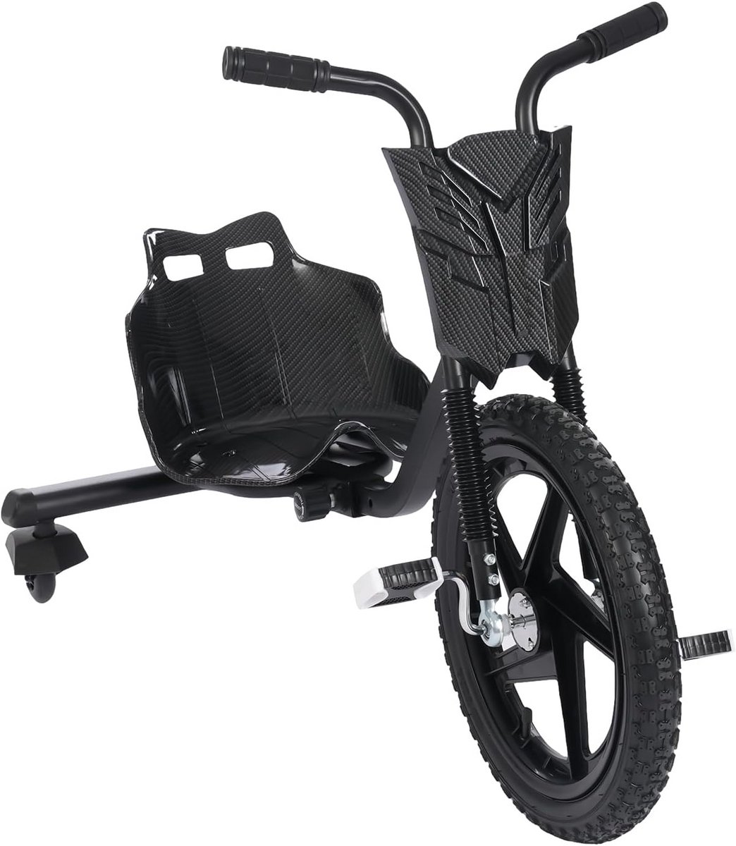 Coole Drift Driewieler voor Kinderen vanaf 6 Jaar met Verlichte Wielen (9101096456762)