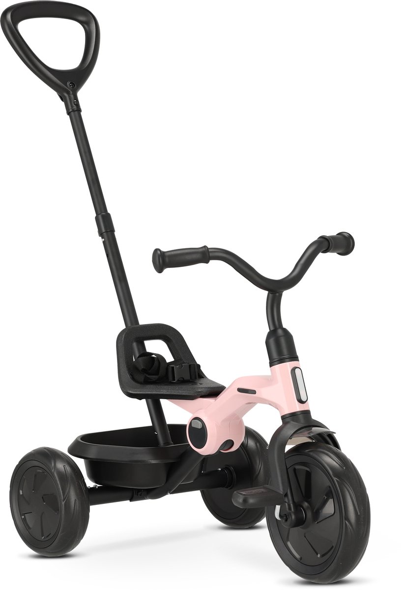 Deryan Drifter Driewieler met duwstang Roze (8721249883101)