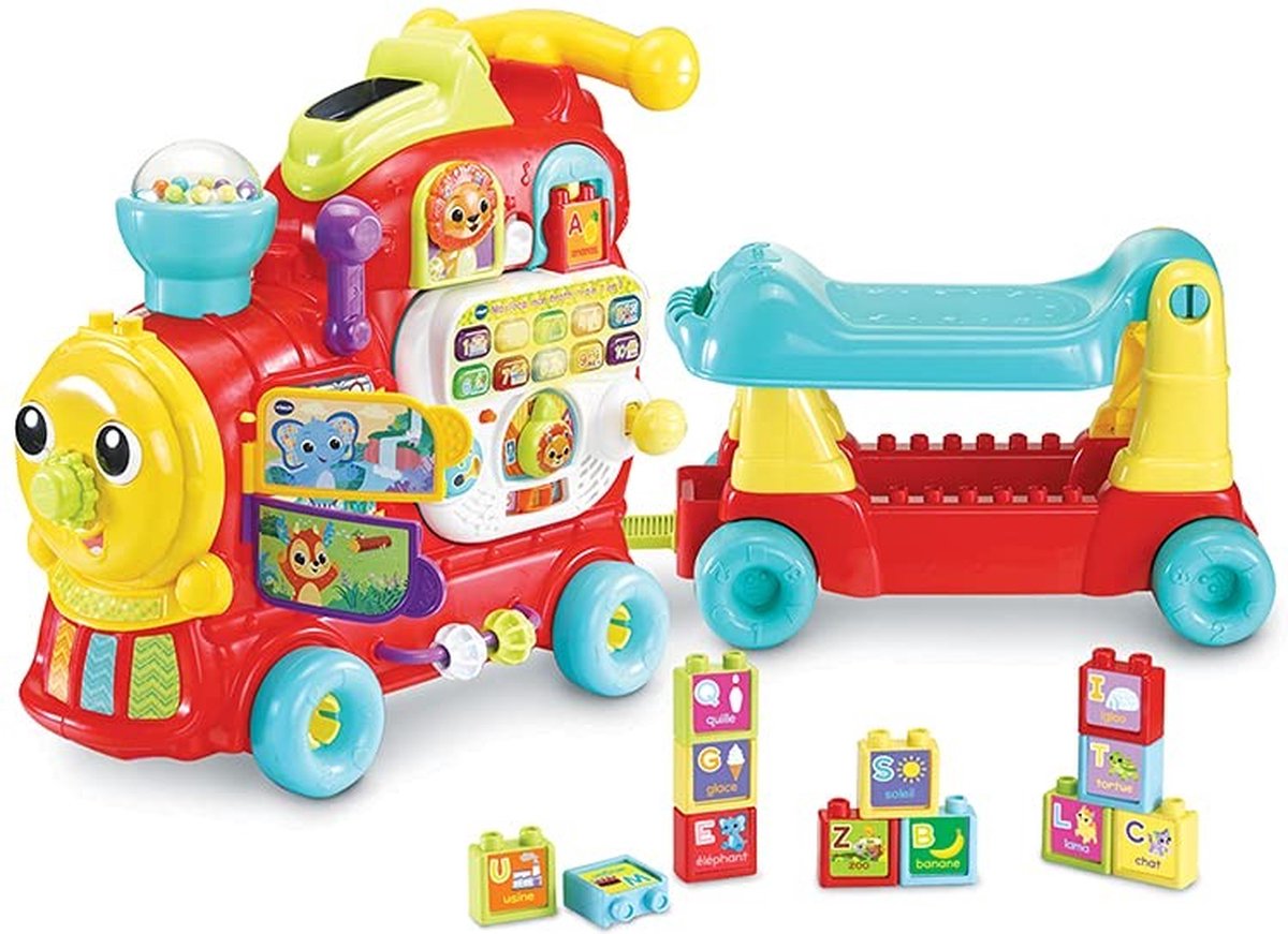 Driewieler Vtech Baby Maxiloco Mon Trotti Treno 7 In 1 (FR) (3417765478055)