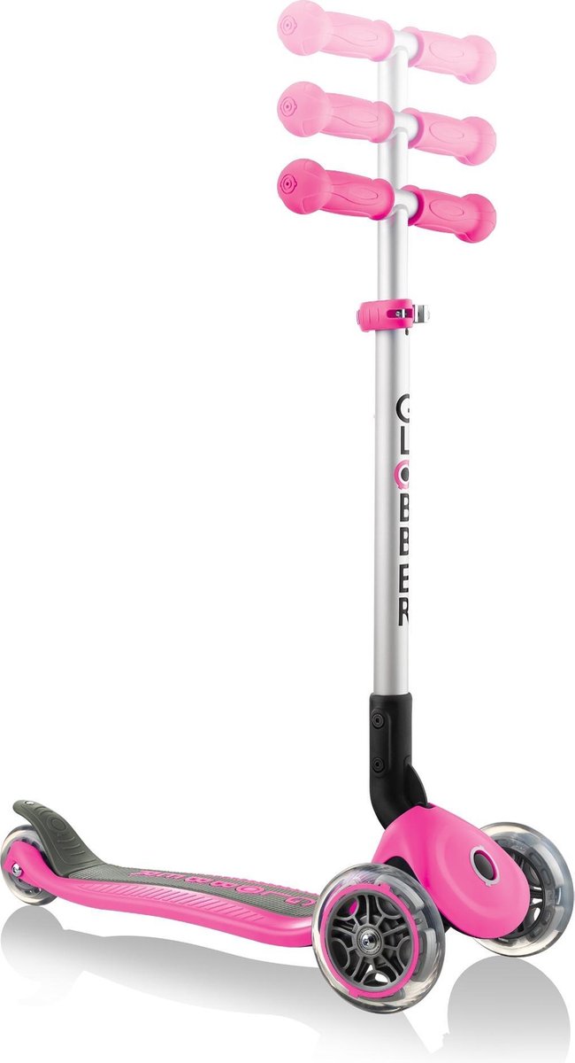 Globber Primo Opvouwbare Kinderstep in Roze (4897070184855)