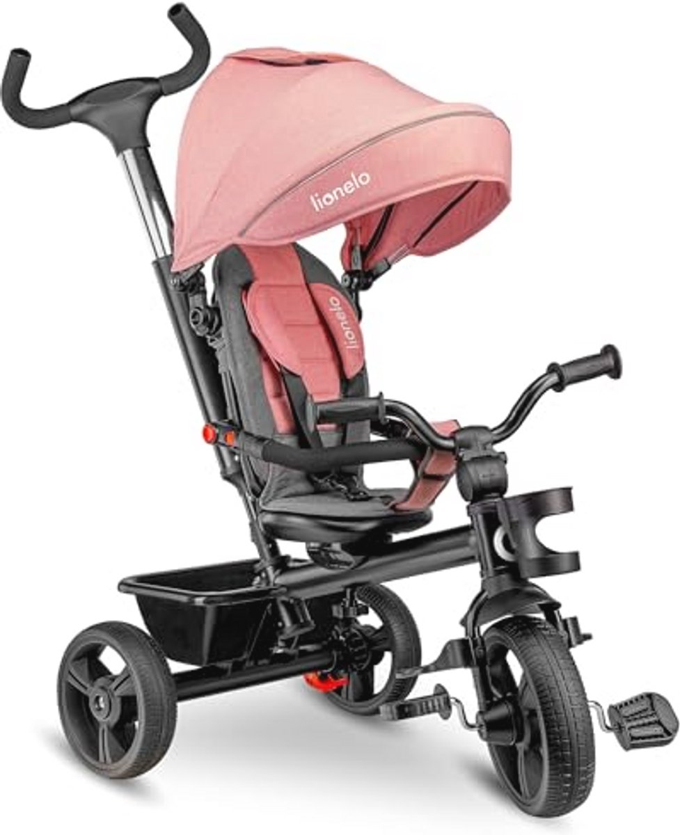 Kinder Driewieler 4 in 1 - Draaibare Zitting voor Peuters, Verstelbaar Ouderhandvat, Uitklapbaar Zonnedak en Drankhouder (9101007441795)