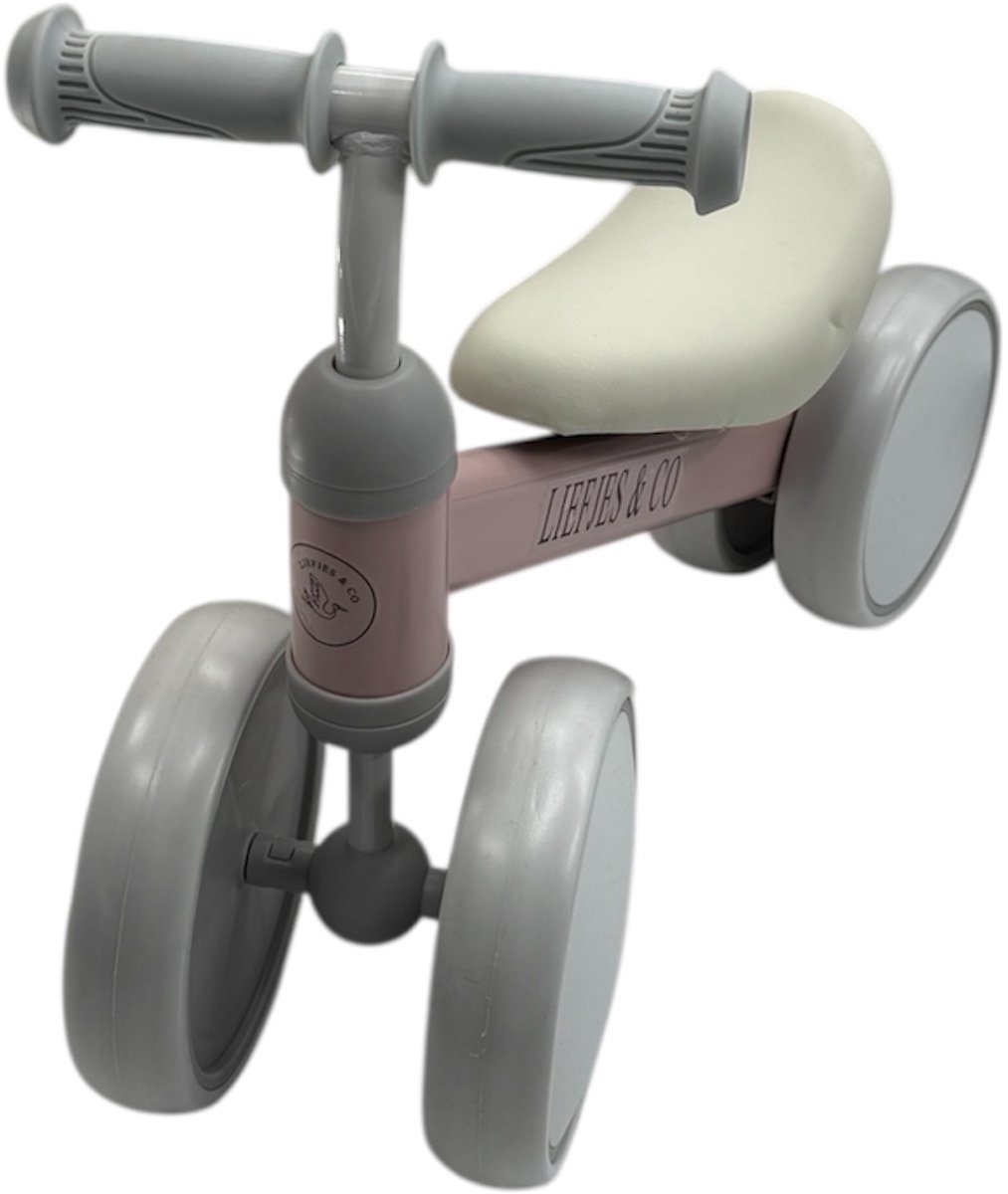 Liefjes & Co Loopfiets / Driewieler vanaf 1 Jaar Pastelroze (8720364902407)