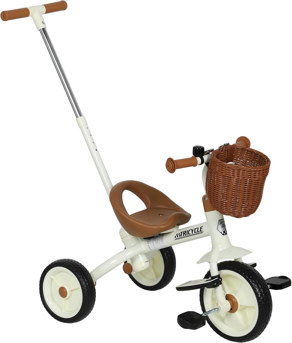 Loopfiets Driewieler 2-in-1 voor Kinderen 2-5 Jaar met Duwstang (9101096992161)