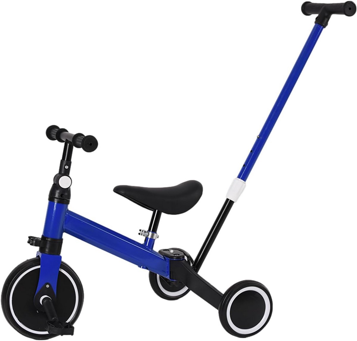 Loopfiets Driewieler met Duwstang voor Peuters vanaf 18 Maanden - Flexibel en Multifunctioneel (9101028777828)