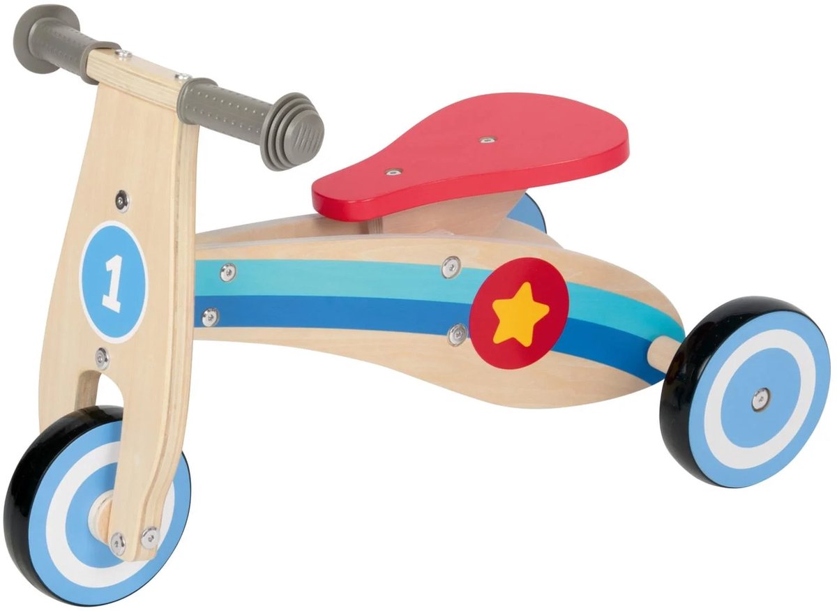 Lupilu Houten 3 wiel Loopfiets - ca. L 55 x B 33 x H 36,5 cm (4052916762967)