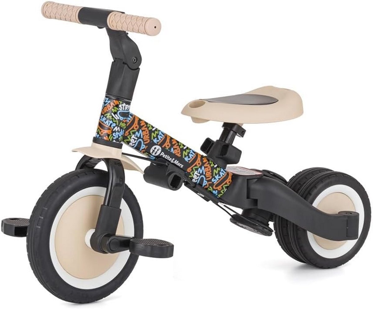 Multifunctionele 5-in-1 driewieler voor kinderen - Loopfiets, Glijauto en Fiets in één (9101022524497)