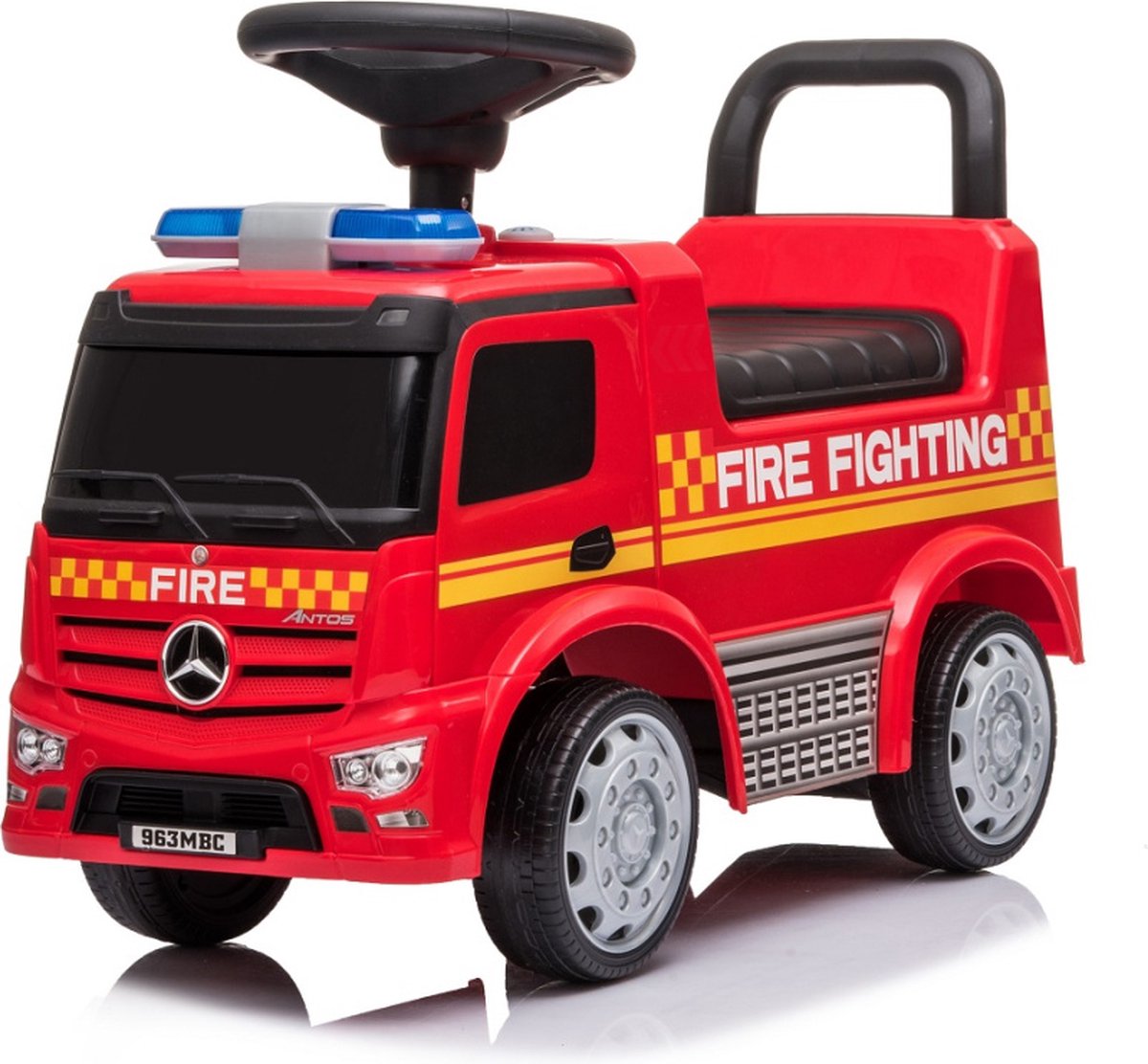 Puck Loopauto - Mercedes Brandweerauto - Rood (6096227150165)