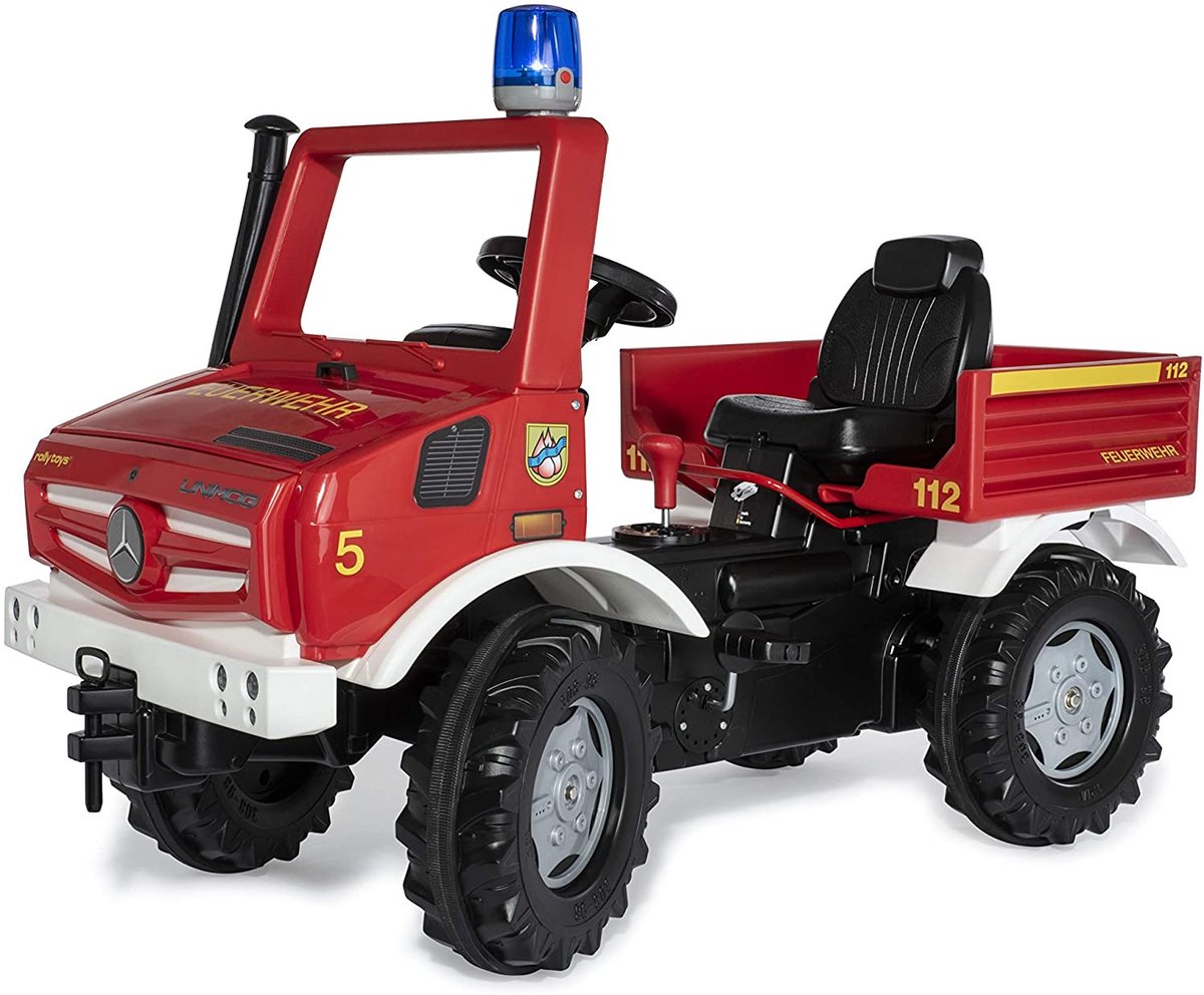Rolly Toys RollyUnimog Fire Brandweer Trapauto - 2 versnellingen - 3-7 jaar (4006485038220)