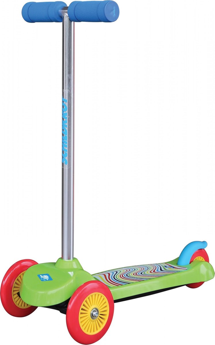 Schildkröt Funsports 3-wiel Kinderstep - Step - Jongens en meisjes - Groen (4000885103915)