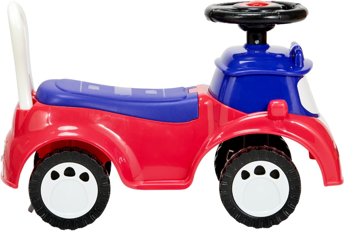 VEVOR Loopauto, 620 X 275 X 395 mm Loopauto voor Kinderen, Loopvoertuig met Muziek en Opbergruimte Onder De Stoel, Draagvermogen 25 Kg, Loopwagen voor Peuters Van 19 Tot 36 Maanden, Rood (0197988890584)