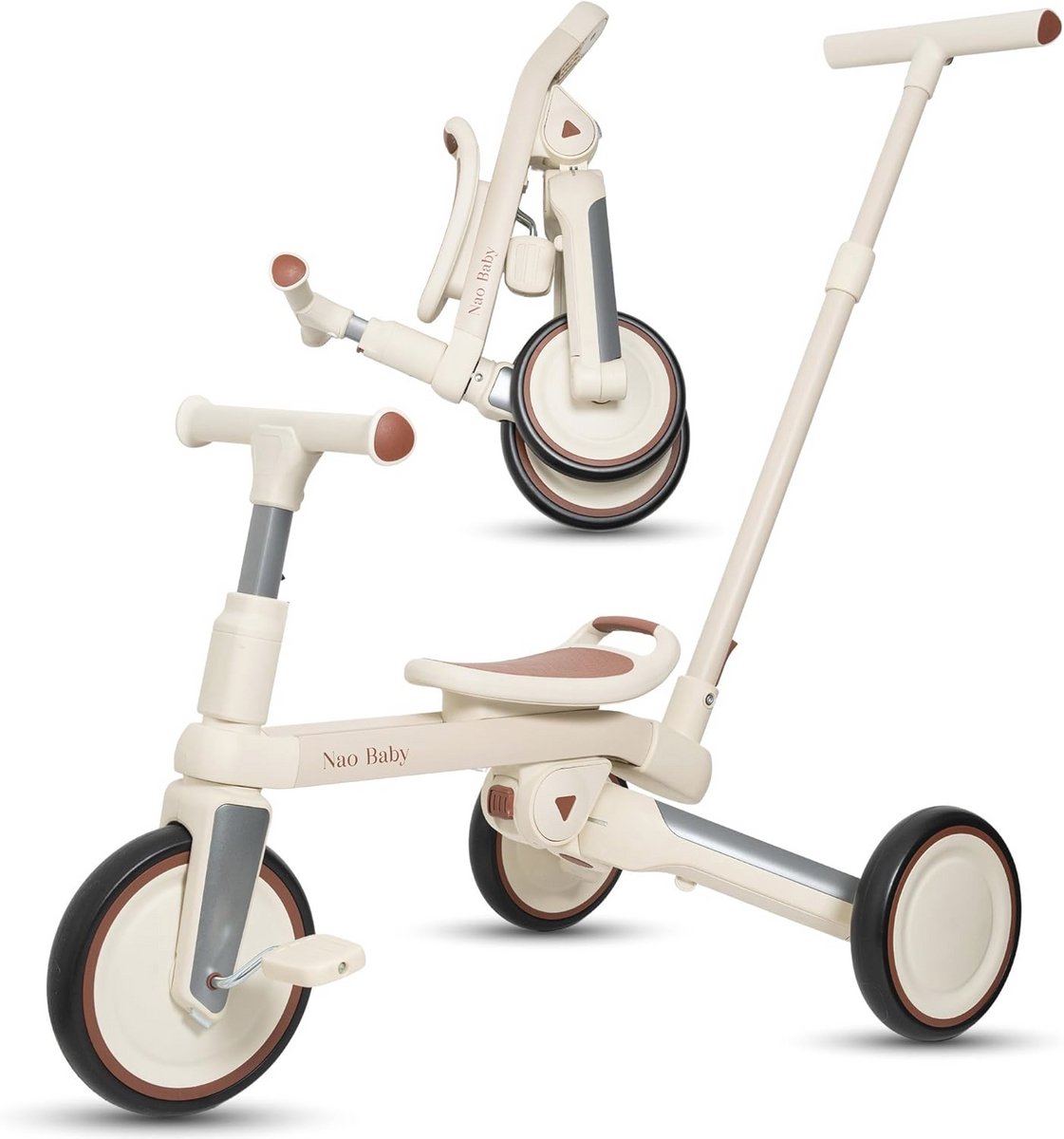 5-in-1 Inklapbare Driewieler voor Kinderen van 2-6 Jaar - Lichtgewicht en Modaliteiten (9101018598556)