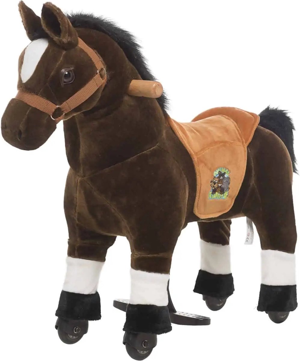 Animal Riding - Paard Amadeus - Bruin - XS/Mini - Zadelhoogte 44 cm (8719425821757)
