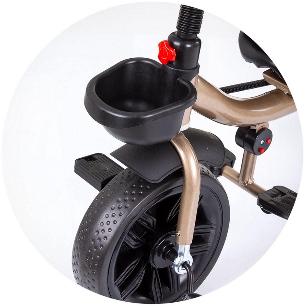 Chipolino Hip Hop Ebony Driewieler - Geschikt vanaf 18 maanden - 360 graden draaibaar stoeltje (3800931055660)