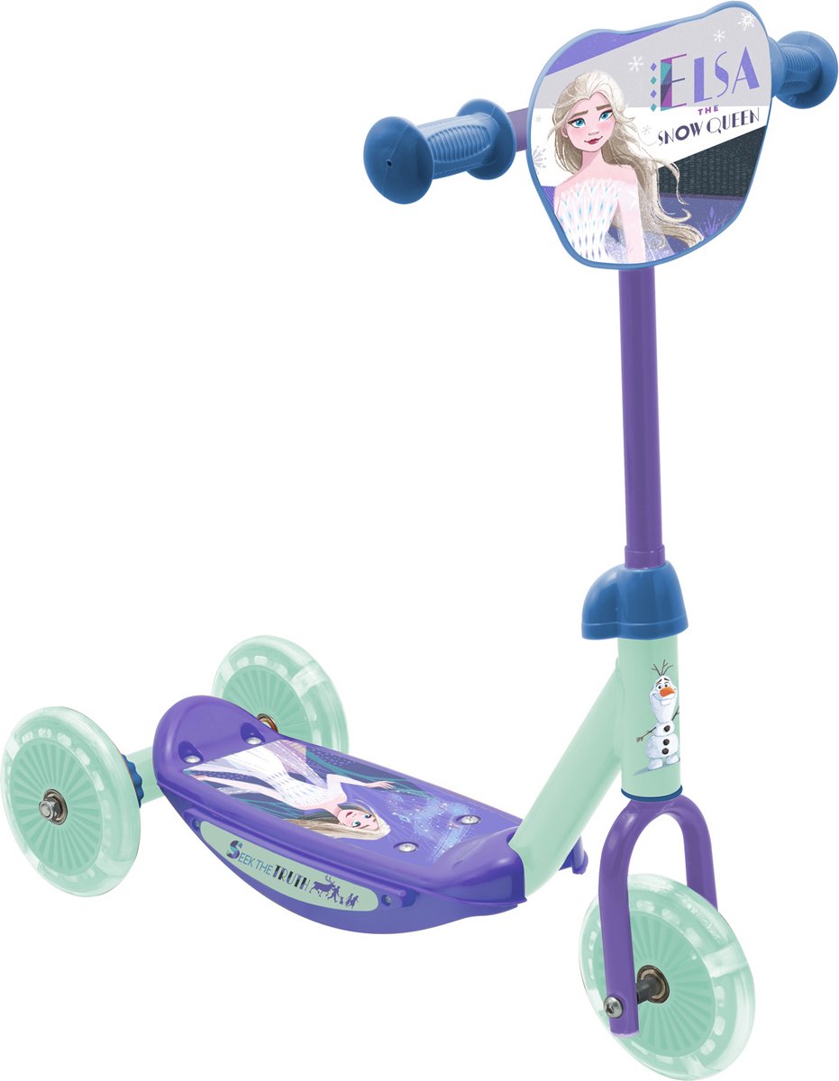 Disney Frozen 3-wiel Kinderstep Meisjes Paars/lichtblauw (5902308599659)