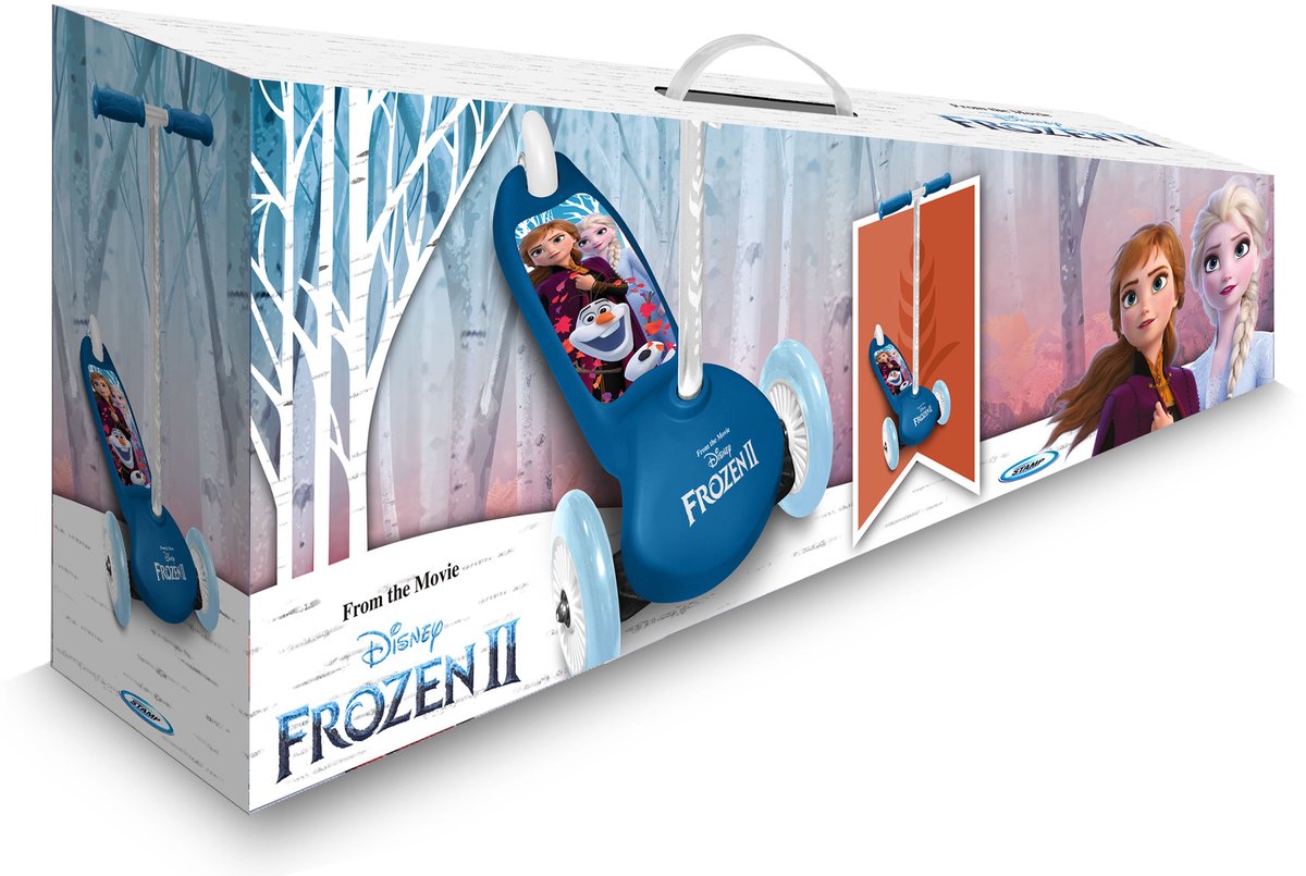 Disney Frozen - 3-wiel Kinderstep - Steering Step - Blauw (3496272440458)
