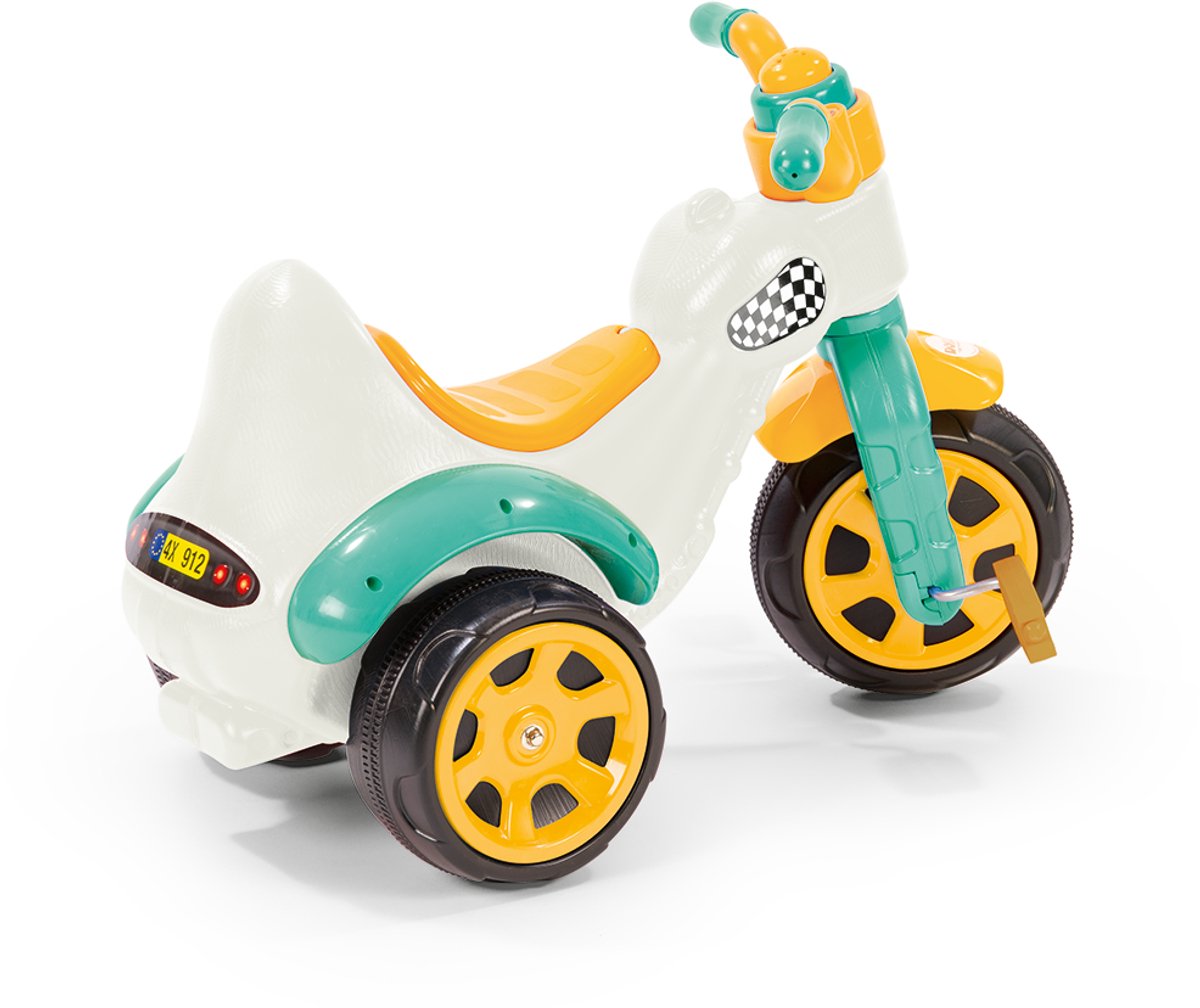 Dolu Super-Bike Driewieler Wit/Blauw/Geel (8690089026385)