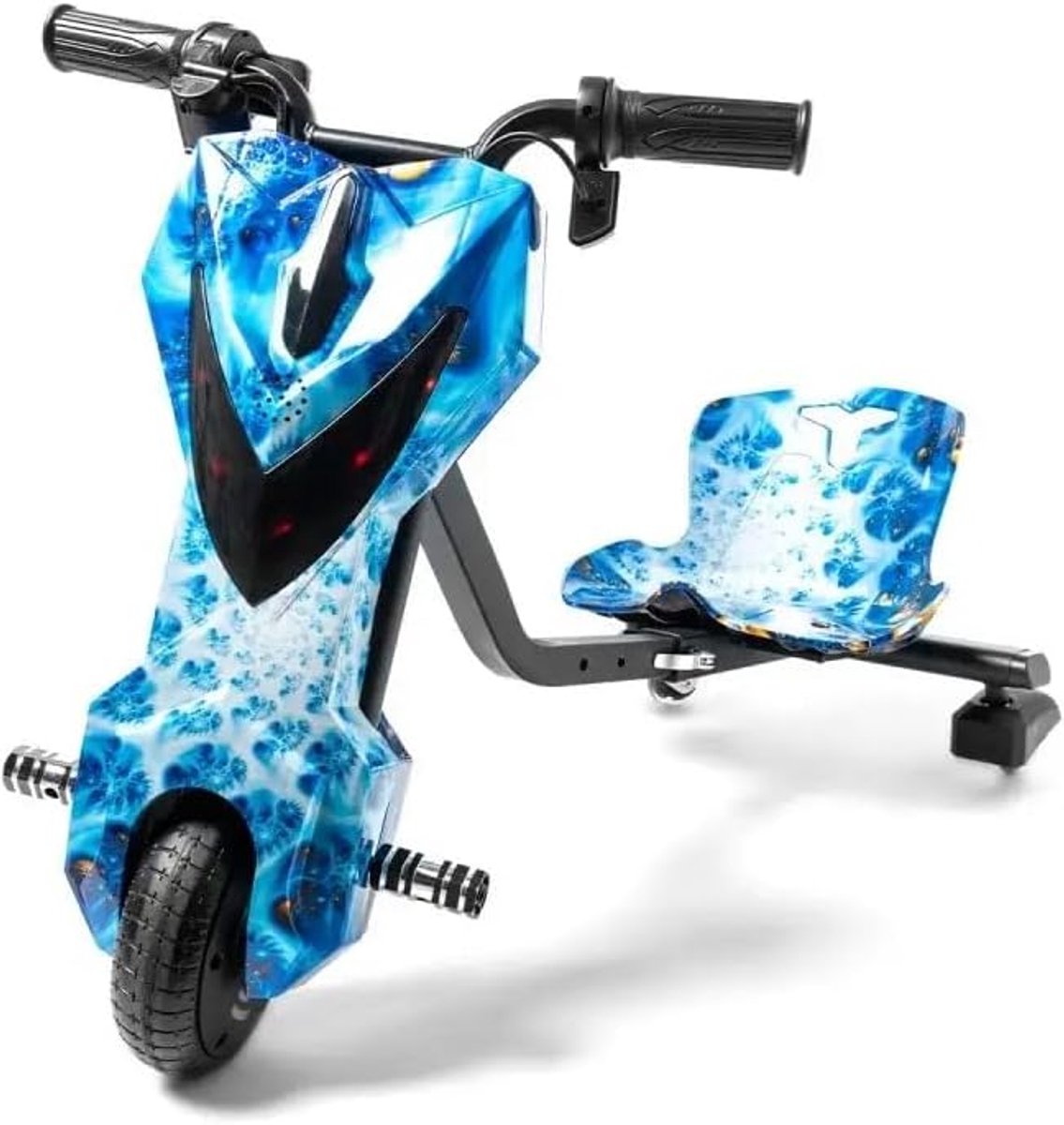Elektrische Driewieler - Kinderen Trike - Buiten Spelen - 3 Snelheden Bluetooth - 95 x 60 x 60 cm - Blauw (9101159398657)